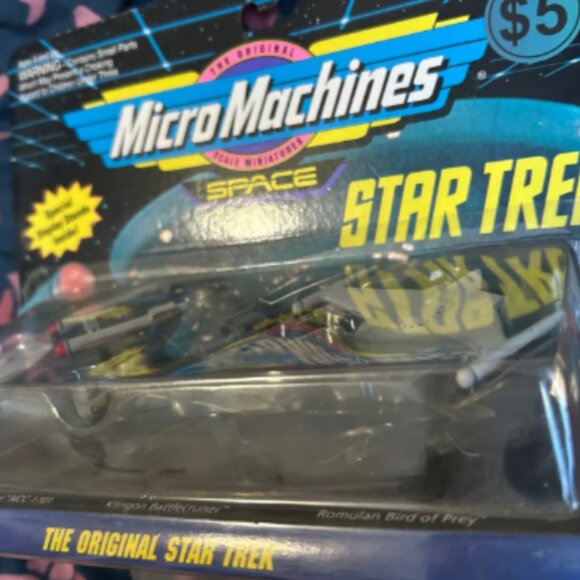 Micro Machines Space Star Trek The Original Series Mini Ship Figures NIB Retro - Picture 2 of 3